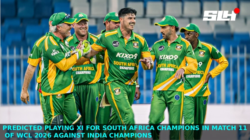 Predicted Playing XI for South Africa Champions in Match 11 of WCL 2026 against India Champions