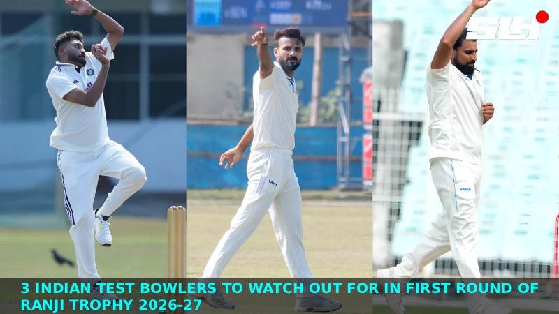 3 Indian Test bowlers to watch out for in first round of Ranji Trophy 2026-27