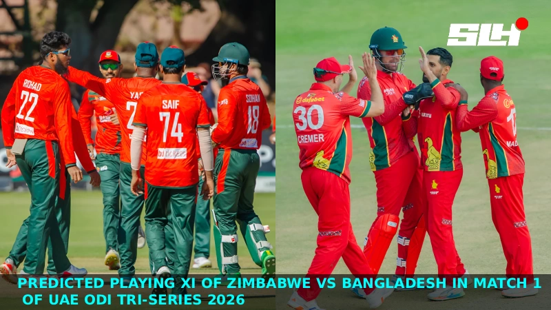 Predicted Playing XI of Zimbabwe vs Bangladesh in Match 1 of UAE ODI Tri-Series 2026