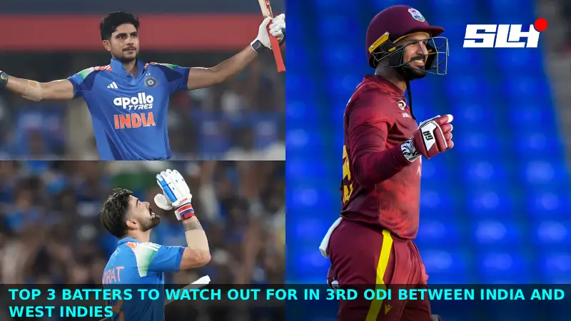 Top 3 batters to watch out for in 3rd ODI between India and West Indies