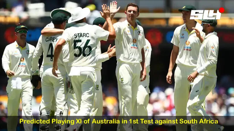 Predicted Playing XI of Australia in 1st Test against South Africa