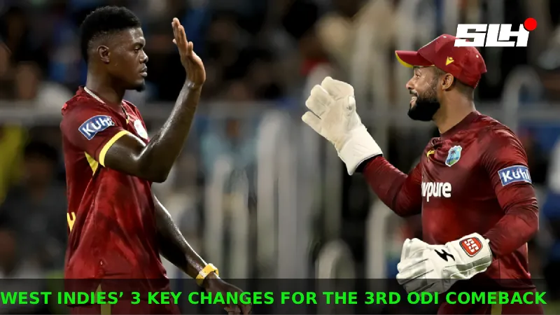 3 changes West Indies should make in 3rd ODI to come back to winning ways